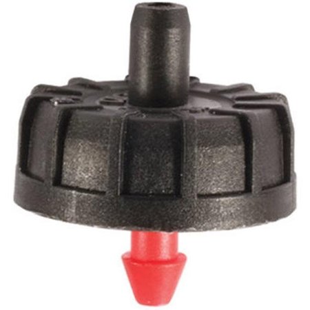 DIG Dig B224B 4 GPH Pressure Compensating Dripper; Black And Red; 10 Pack 133610
